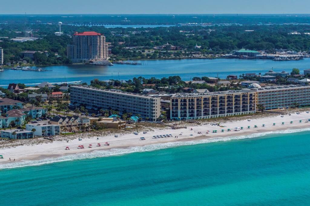 Beach Balcony View! Heated Pool! Villa Fort Walton Beach Esterno foto